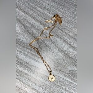 S - Initial Necklace